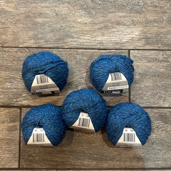tahki yarn Tucson lot of 5 cotton wool blend - Picture 1 of 3